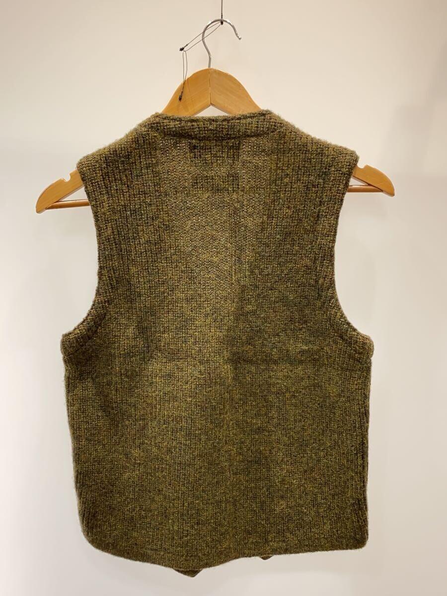 gim◆ニットベスト(厚手)/S/ウール/KHK/65010069/british wool_画像2