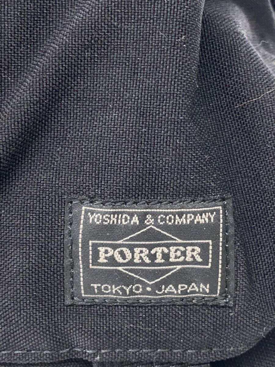 PORTER◆ウエストバッグ/-/BLK/無地/568-09706_画像5