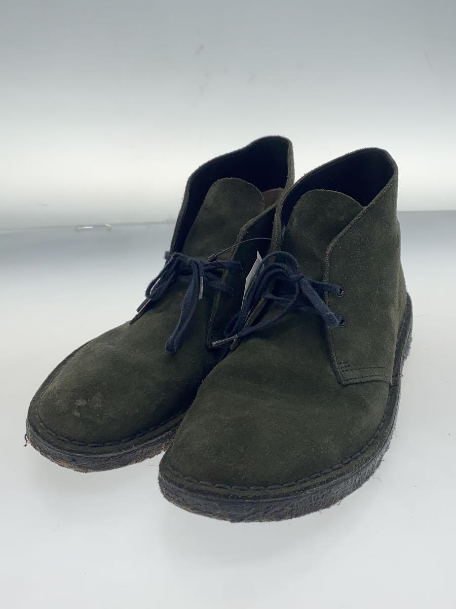 Clarks◆チャッカブーツ/US9/KHK/13292/DESERT BOOT/使用感有_画像2