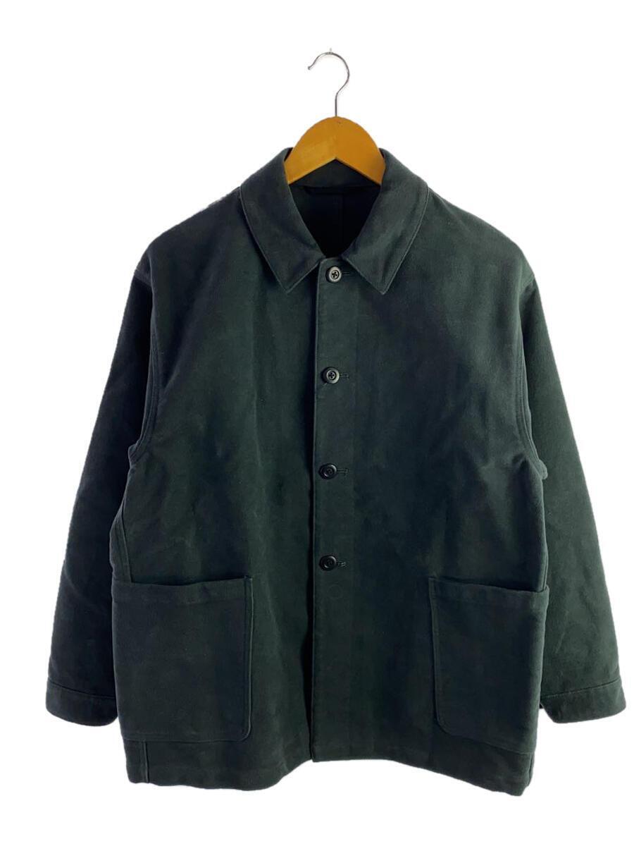 Steven Alan◆BRSH MOLE WORK JACKET/S/コットン/GRN/無地/8125-186-0700_画像1