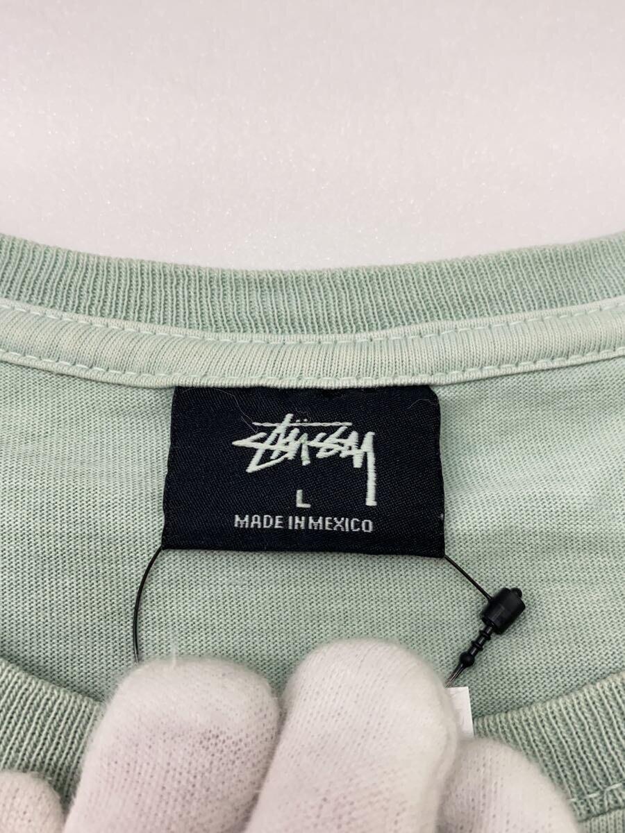 STUSSY◆長袖シャツ/L/コットン/GRN_画像3