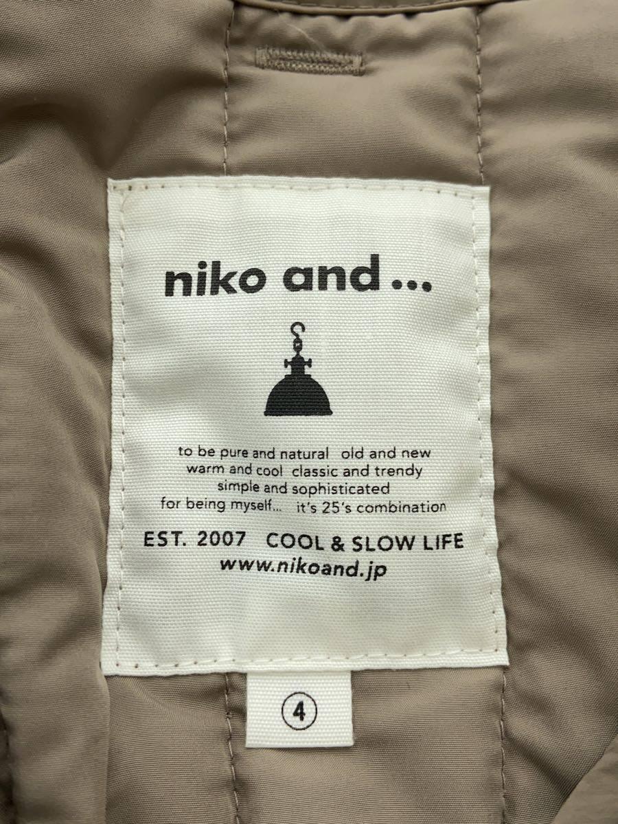 niko and...◆フリースジャケット/コート/4/ポリエステル/BRW/S216Ik08TO_画像3