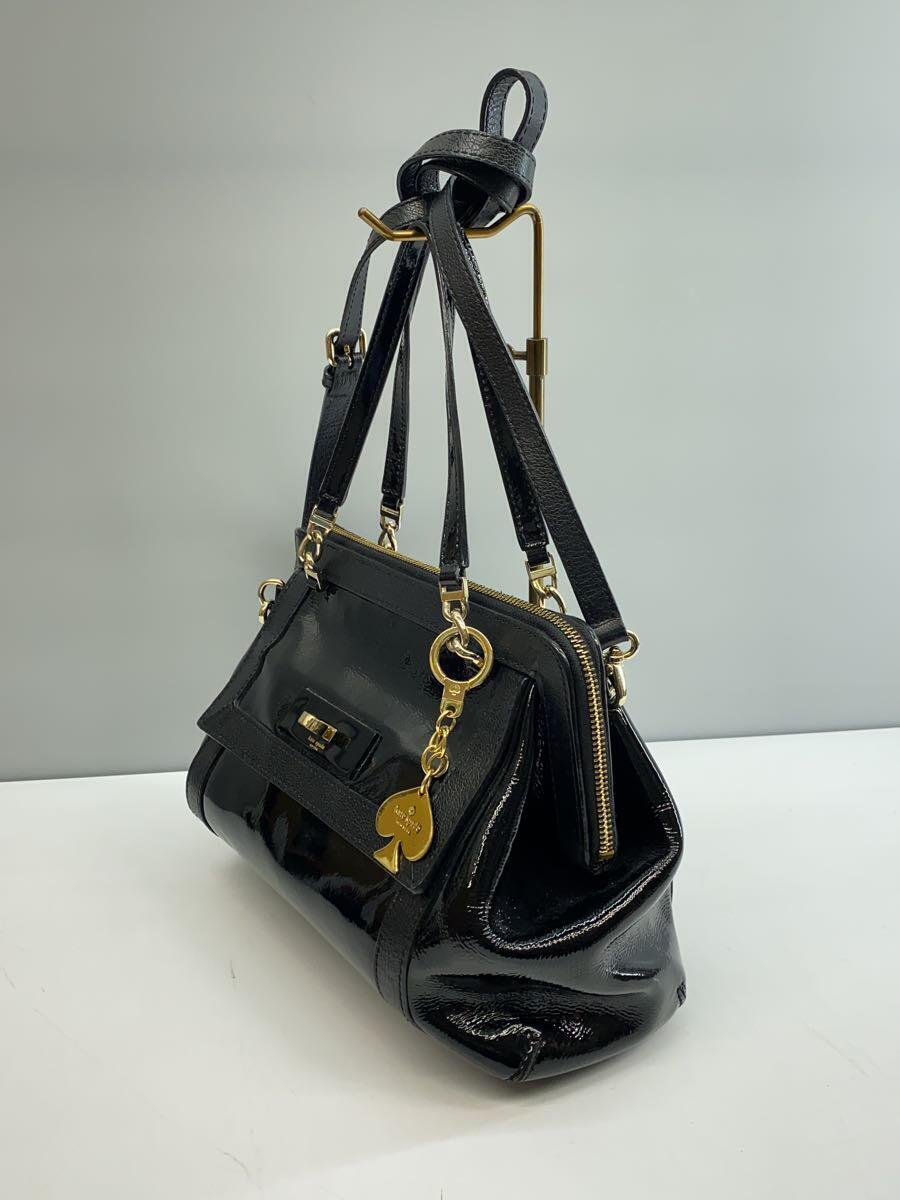 kate spade new york◆ショルダーバッグ/牛革/BLK_画像2