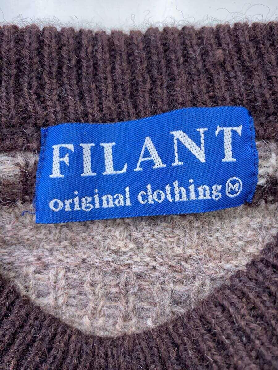 filant/セーター(厚手)/M/ウール/BRW_画像3