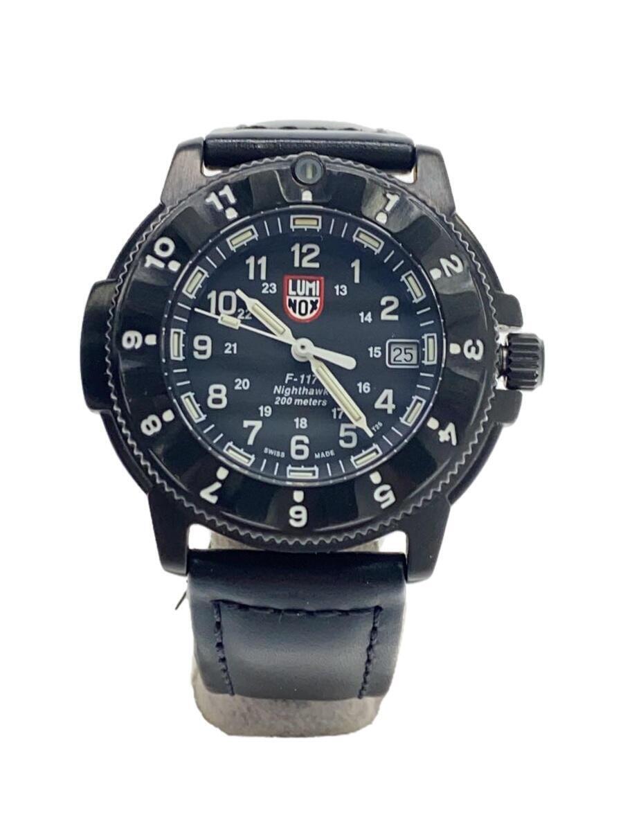 印象のデザイン LUMINOX◆クォーツ腕時計/アナログ/-/BLK/3400-200 その他