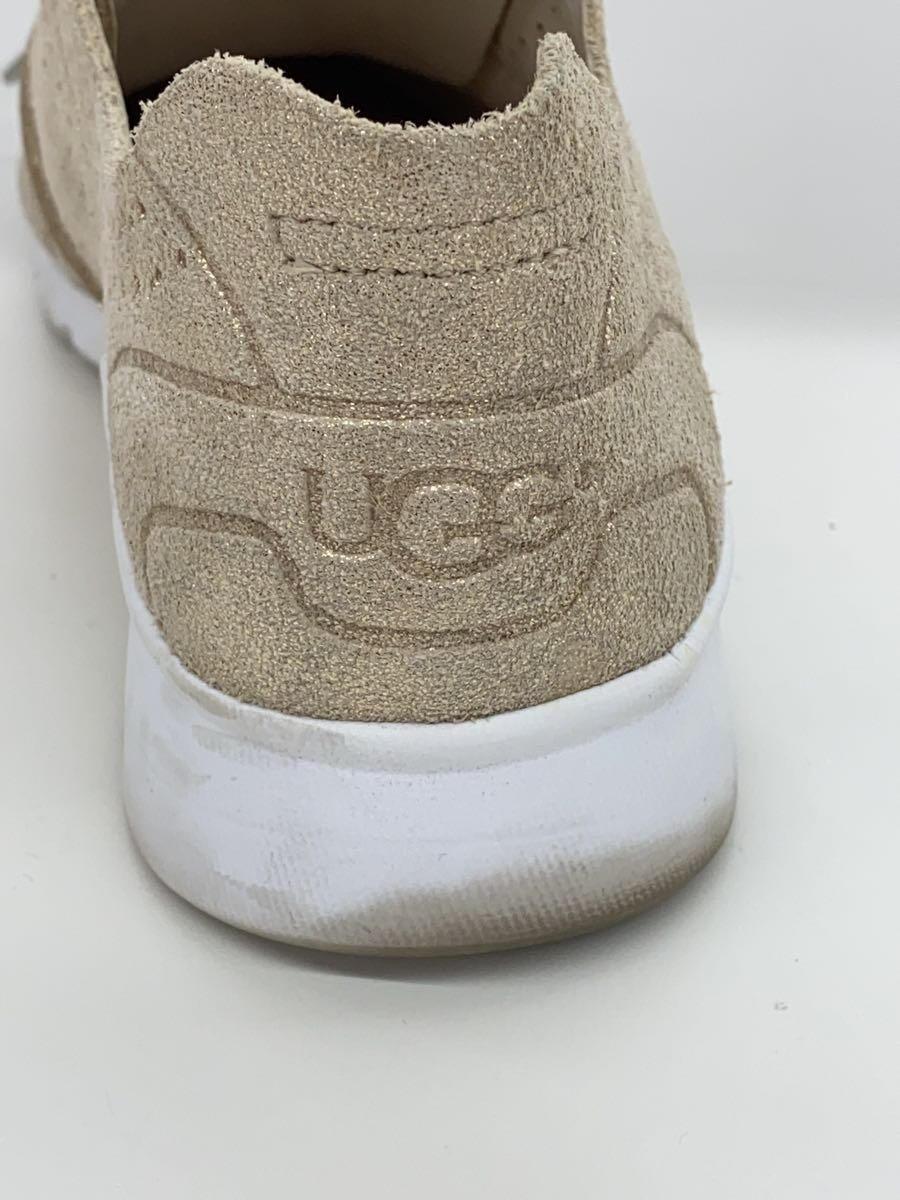 UGG australia◆ローカットスニーカー/22.5cm/GLD/レザー_画像6