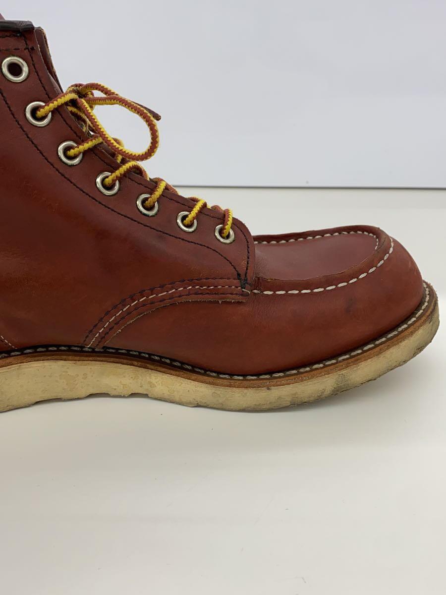 RED WING◆レースアップブーツ/US9/BRD/レザー/9106_画像9
