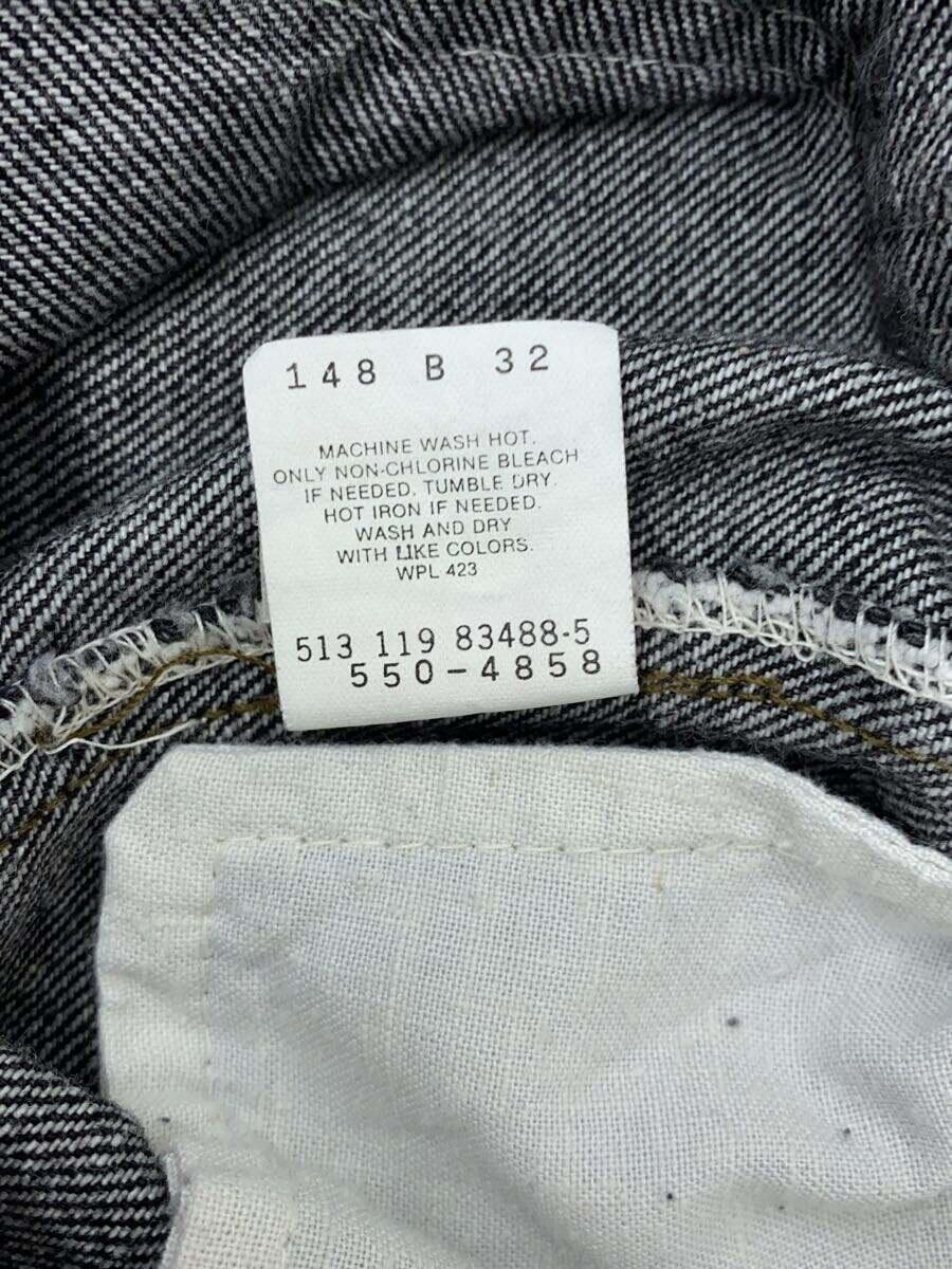 Levi’s◆88年製/550/先染め/USA製/ブラックデニム/30/デニム/BLK/550-4858_画像6