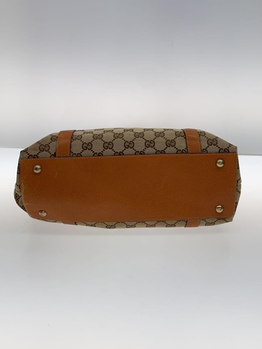 GUCCI◇トートバッグ_GGキャンバス/キャンバス/BRW/総柄 GUCCI◇トートバッグ_GGキャンバス/キャンバス/BRW/総柄