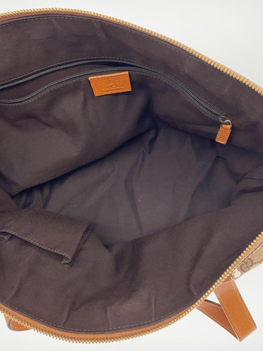 GUCCI◇トートバッグ_GGキャンバス/キャンバス/BRW/総柄 GUCCI◇トートバッグ_GGキャンバス/キャンバス/BRW/総柄
