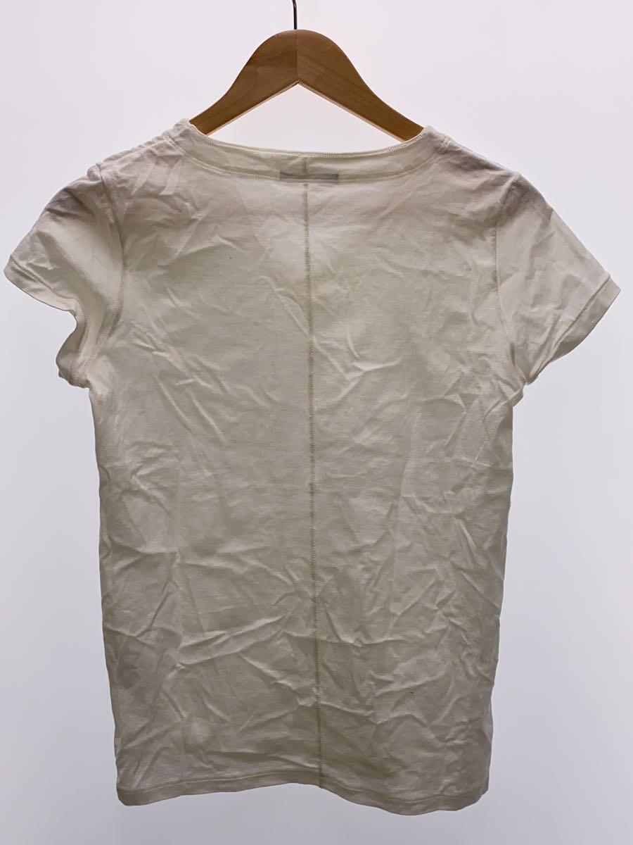 ISSEY MIYAKE◆Tシャツ/2/コットン/WHT/無地/IM21JK034_画像2