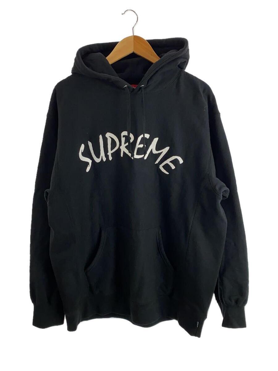 Supreme◆21SS FTP Arc Hooded Sweatshirt/パーカー/M/コットン/BLK_画像1