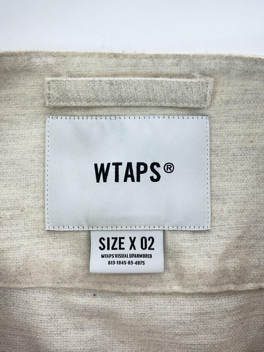 WTAPS◆LEAGUE SS COTTON. FLANNEL/半袖シャツ/2/コットン/BEG/221TQDT-SHM06_画像4