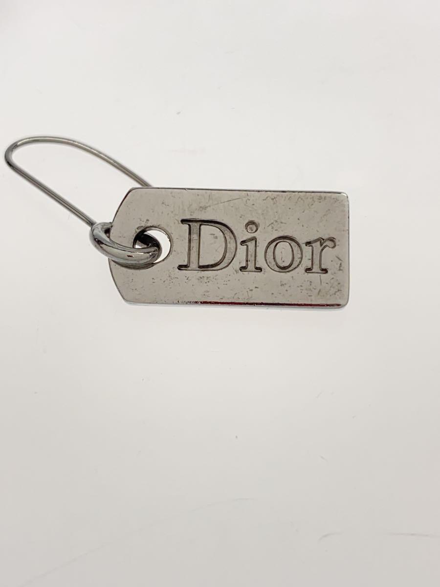 Christian Dior* earrings /-/ silver / men's 