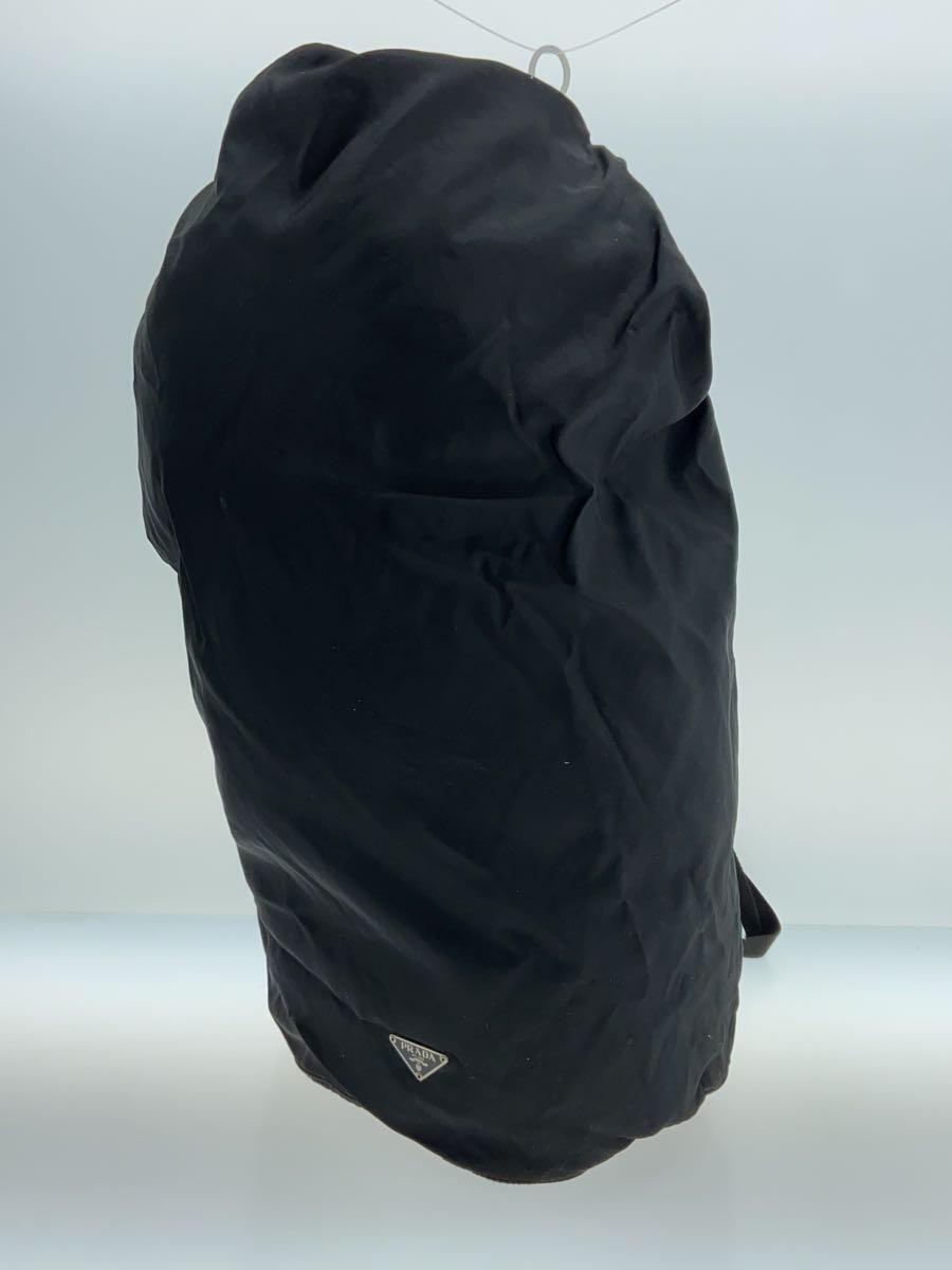 PRADA* drum bag / nylon /BLK/ inside side consideration 