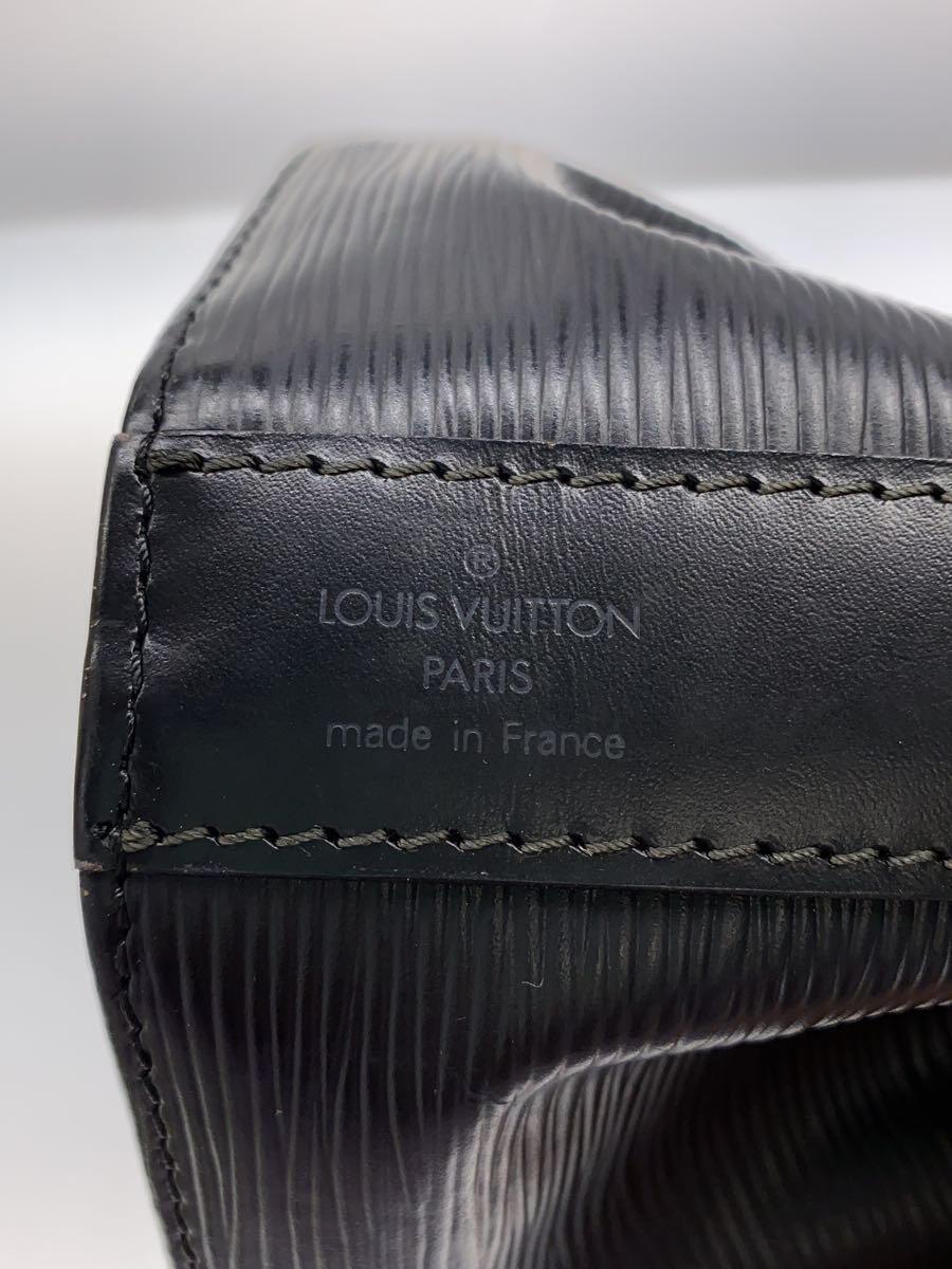 LOUIS VUITTON◆サック・デポール_エピ_BLK/レザー/BLK_画像5