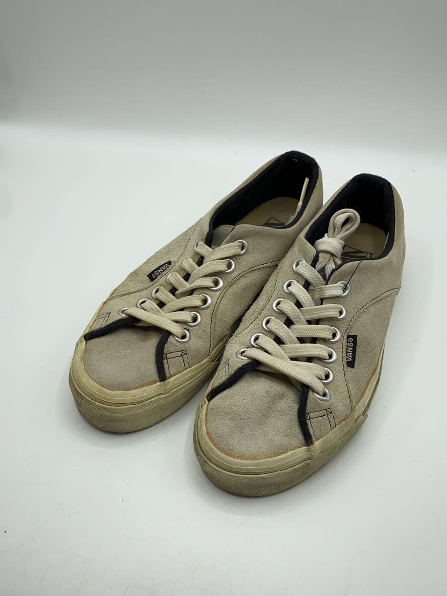 VANS◆ローカットスニーカー/-/WHT/コットン_画像2