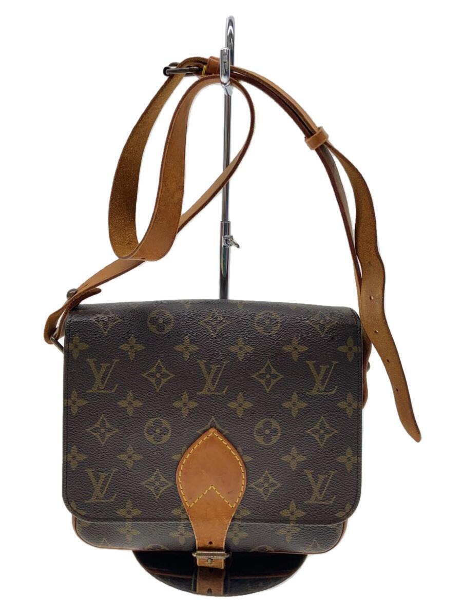 LOUIS VUITTON◆カルトシエールMM_モノグラム・キャンバス_BRW/PVC/BRW