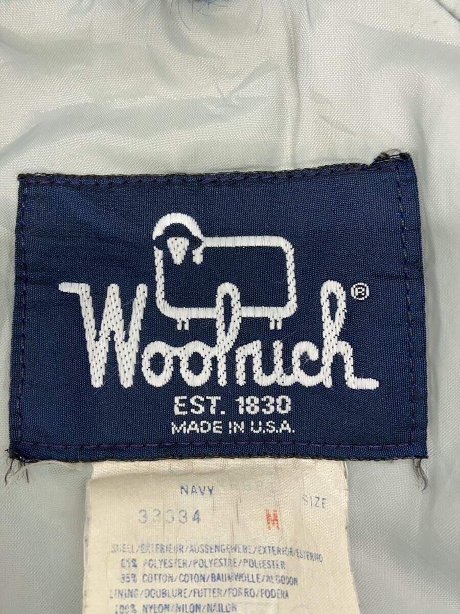 Woolrich◆ジャケット/M/ナイロン/BLU/90s_画像3