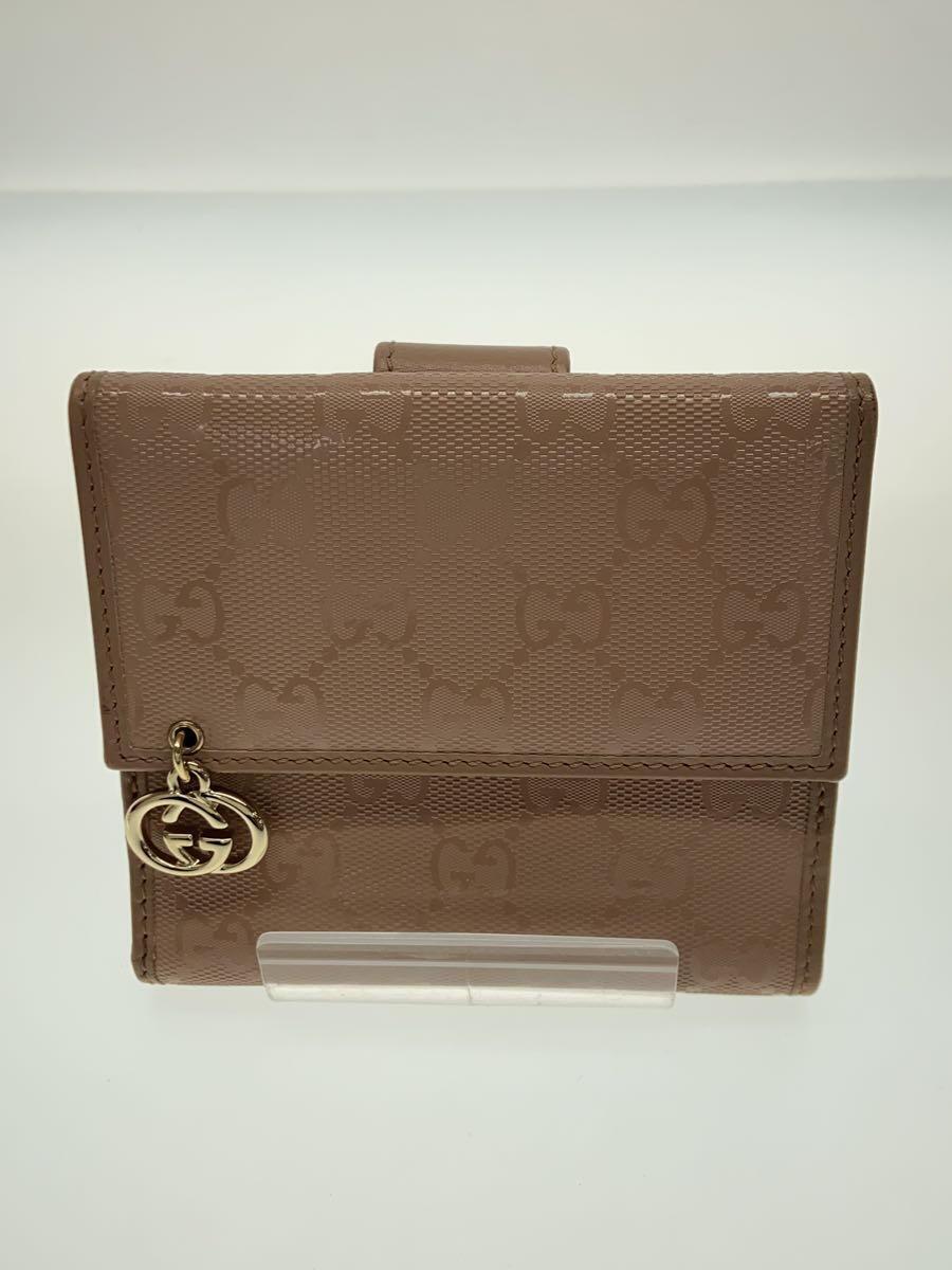 GUCCI◆2つ折り財布/-/PNK/総柄/レディース