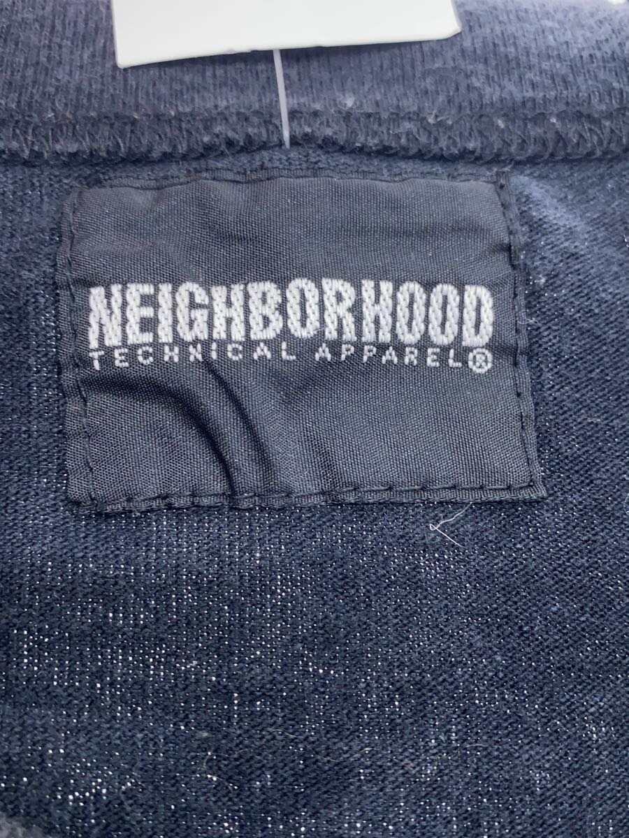 NEIGHBORHOOD◆長袖Tシャツ/-/コットン/BLK/SNH-CS-02_画像3