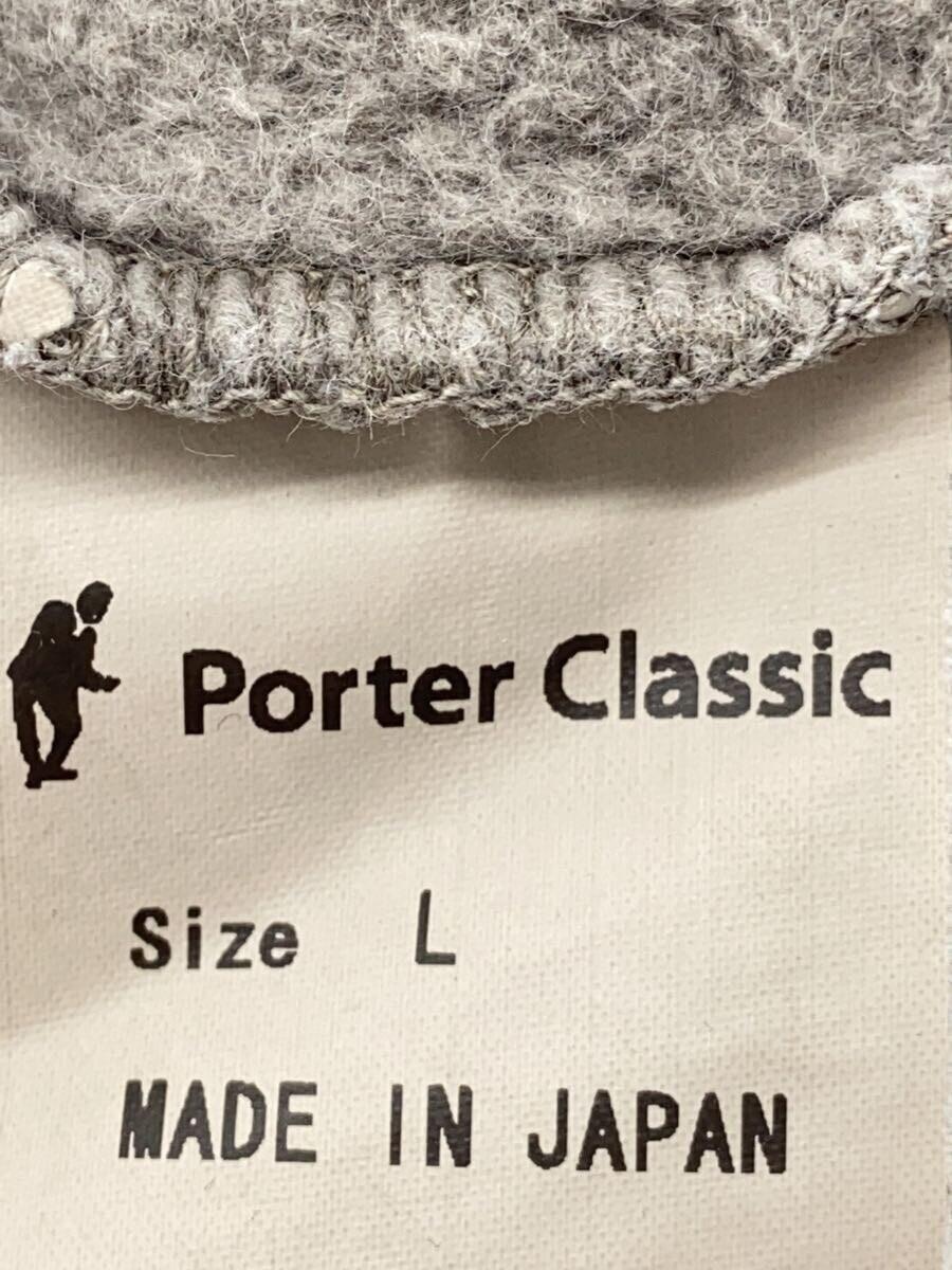 Porter Classic◆スウェット/L/ウール/ベージュ_画像4