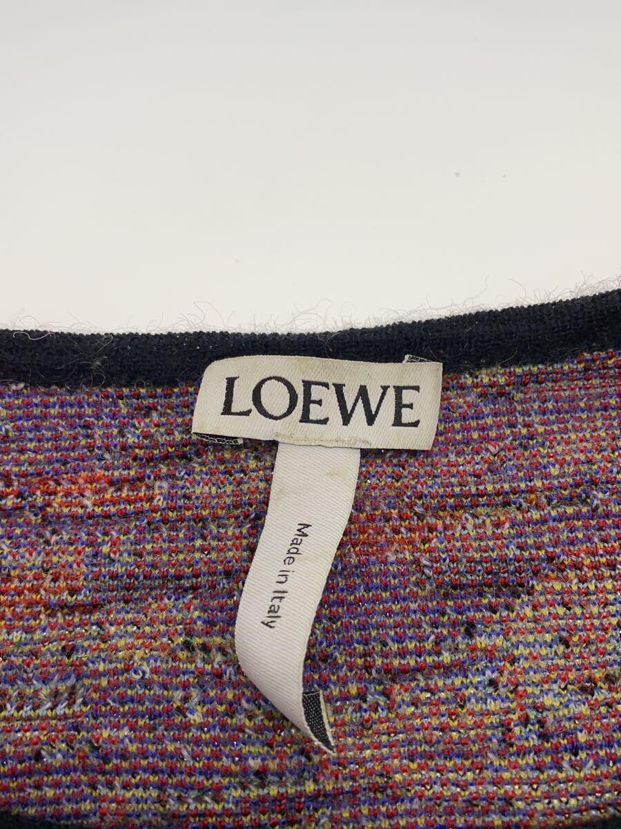 LOEWE◆セーター(厚手)/L/ウール/マルチカラー/17136102101_画像3