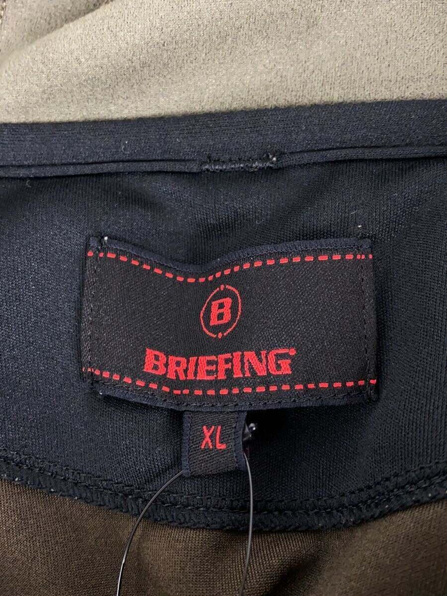 BRIEFING◆パーカー/XL/ポリエステル/カーキ/BRG213M51_画像3