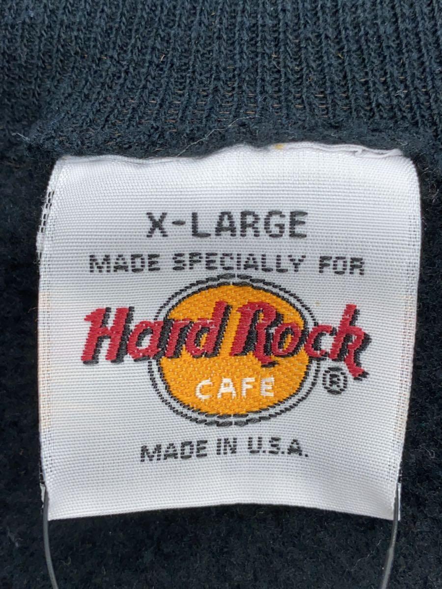 HARD ROCK◆スウェット/XL/コットン/BLK_画像3