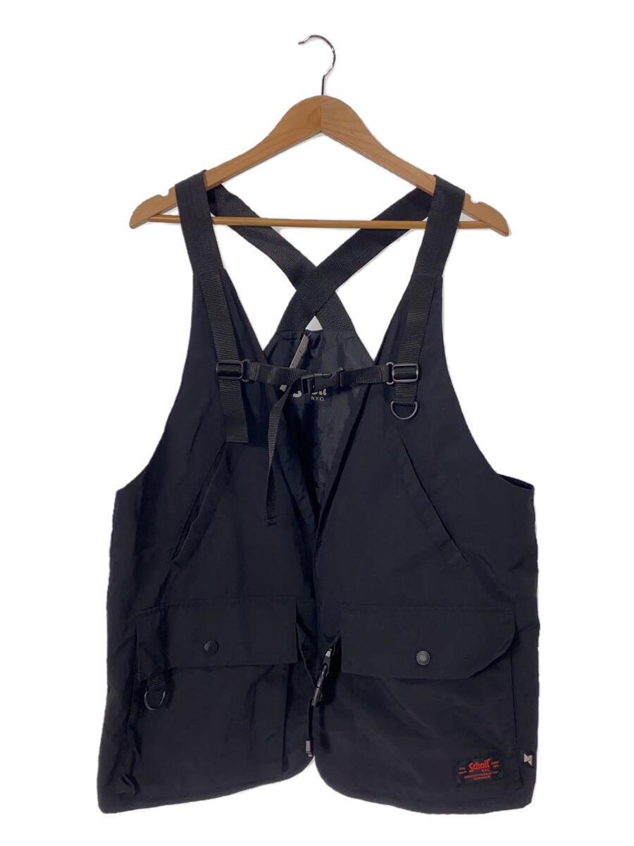 Schott◆×MAKAVELIC/VEST/ベスト/FREE/ナイロン/BLK/3102044