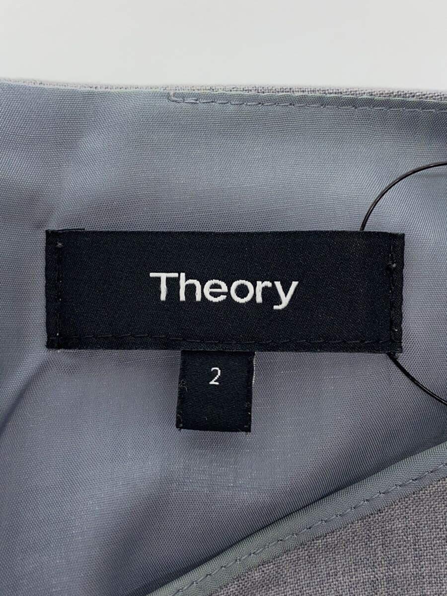 theory◆ノースリーブワンピース/2/ウール/GRY/無地/01-9905535-025-702_画像3