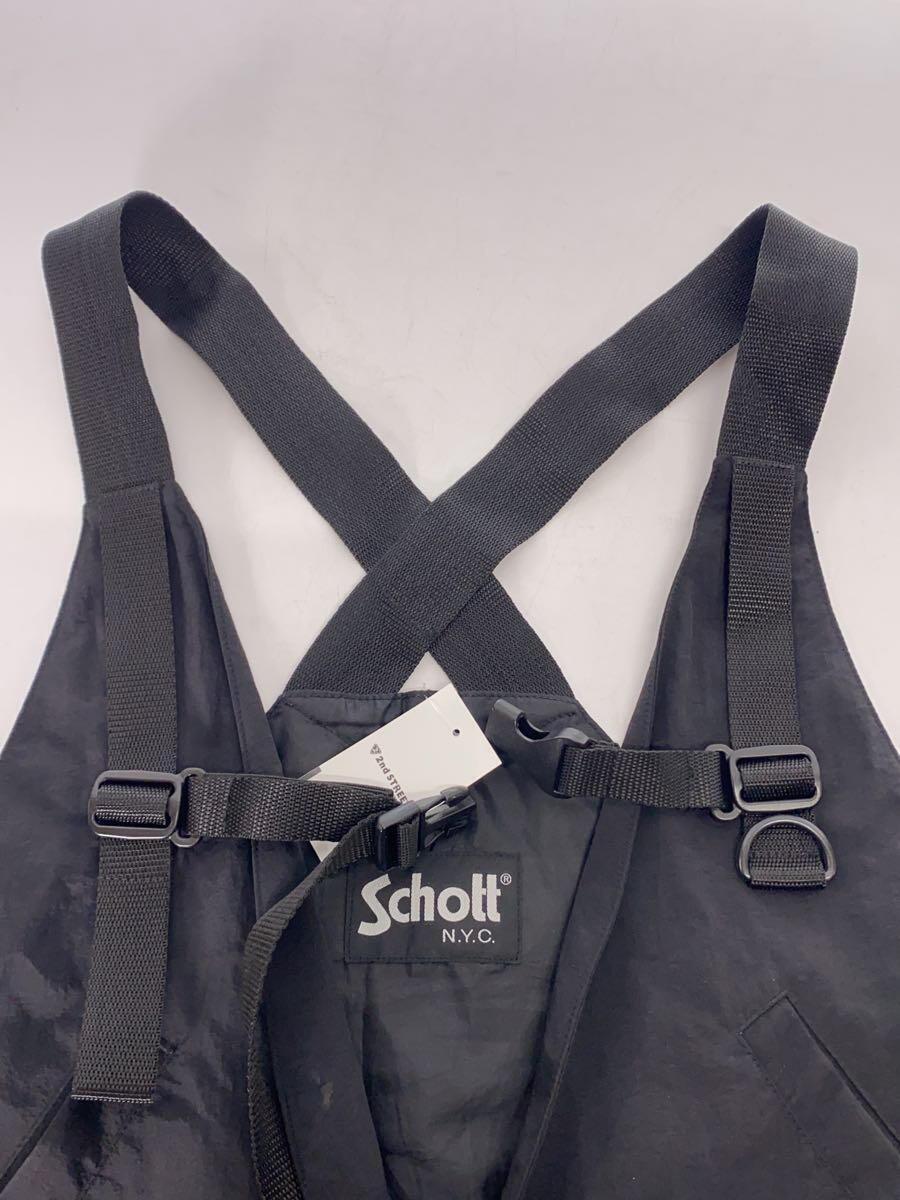 Schott◆×MAKAVELIC/VEST/ベスト/FREE/ナイロン/BLK/3102044