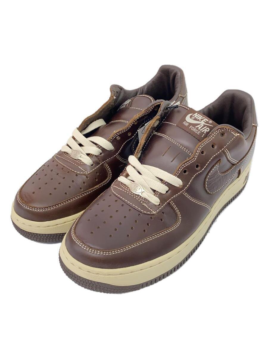 NIKE◆AIR FORCE 1 PREMIUM/エアフォースプレミアム/ブラウン/309096-211/26cm/レザー_画像2