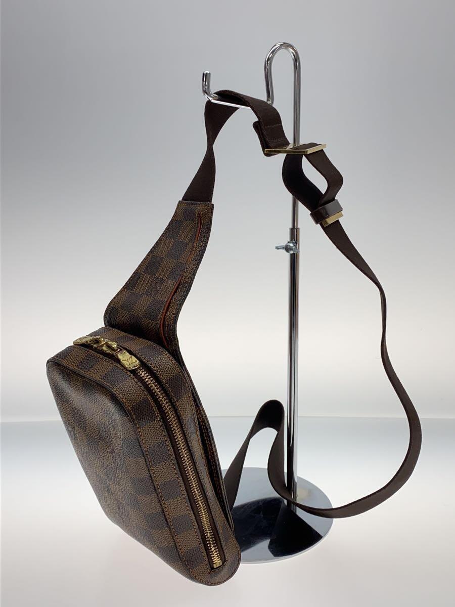 LOUIS VUITTON◇ポシェット・ボスフォール_ダミエ・エベヌ_BRW LOUIS VUITTON◇ポシェット・ボスフォール_ダミエ・エベヌ_BRW