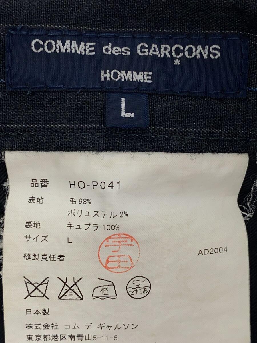 COMME des GARCONS HOMME◆ボトム/L/ポリエステル/ストライプ/HO-P041_画像4