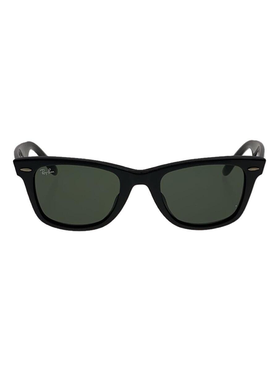 Ray-Ban◆サングラス/WAYFARER/BLK/GRN/メンズ/RB2140-F