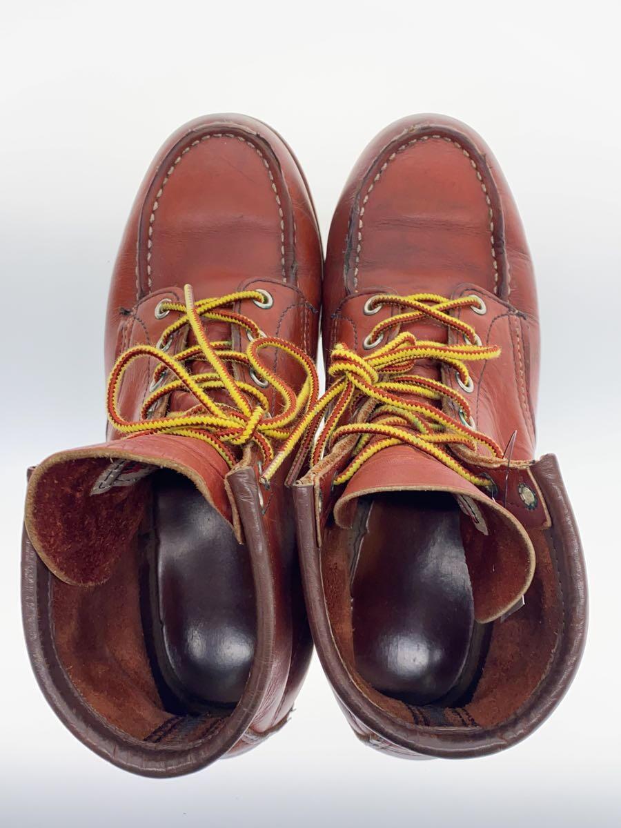 RED WING◆レースアップブーツ/US8.5/BRW/レザー/8875_画像3
