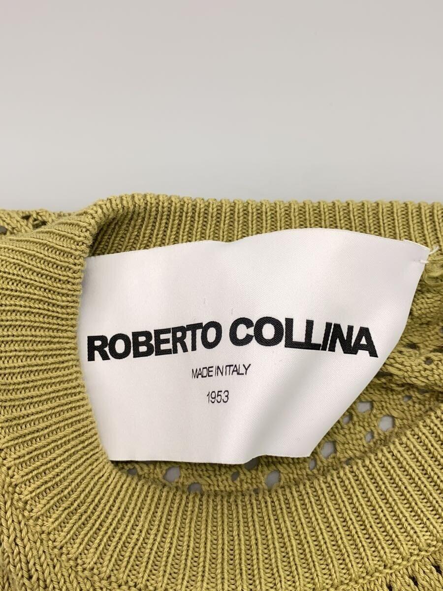 ROBERTO COLLINA◆セーター(薄手)/48/コットン/GRN/無地/RN25101BO_画像3