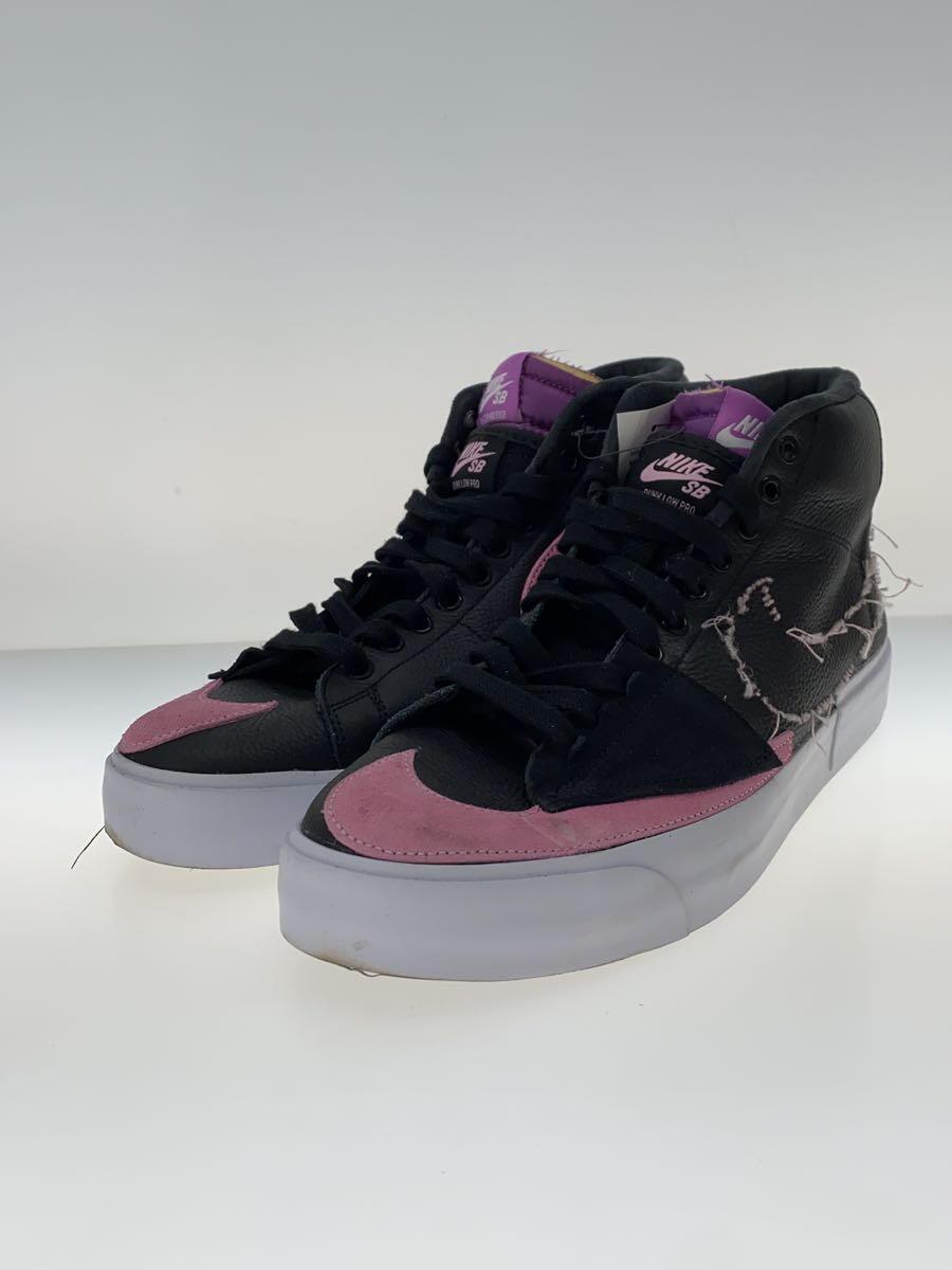 NIKE◆ZOOM BLAZER MID EDGE_ズーム ブレーザー ミッド エッジ/28cm/BLK_画像2