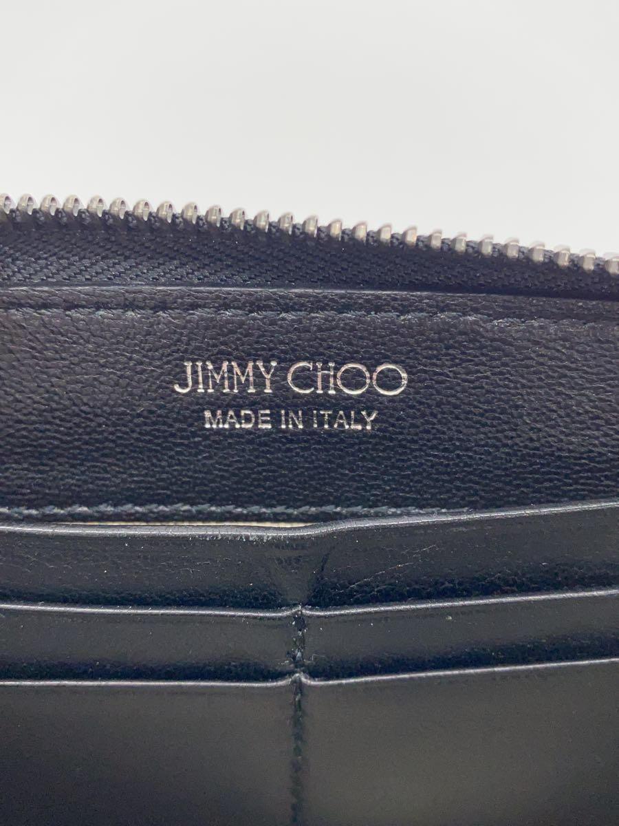 JIMMY CHOO◆長財布/レザー/BLK/無地/メンズ/J000079283001_画像3