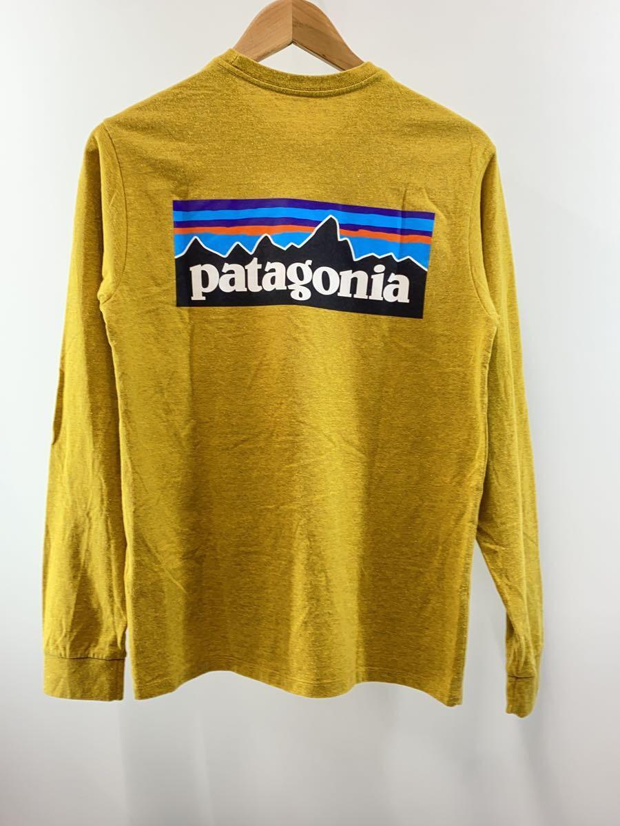 patagonia* long sleeve T shirt /XS/ cotton /YLW/ print /sty38518fa21