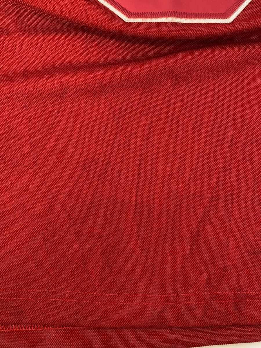 Fubu◆ナンバリングシャツ/長袖シャツ/L/ポリエステル/RED_画像6