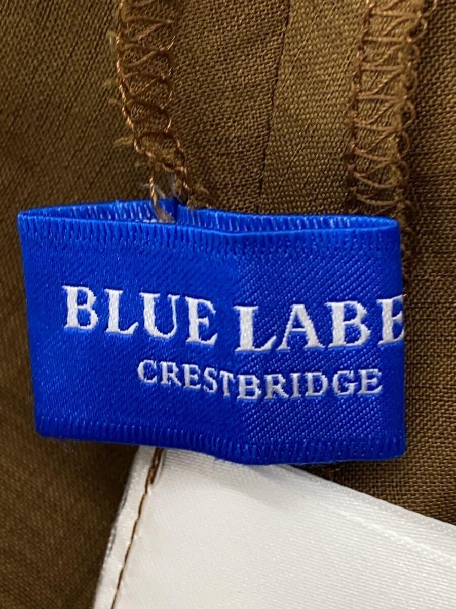 BLUE LABEL CRESTBRIDGE◆ノースリーブワンピース/38/コットン/BRW/55J62-225-42_画像3