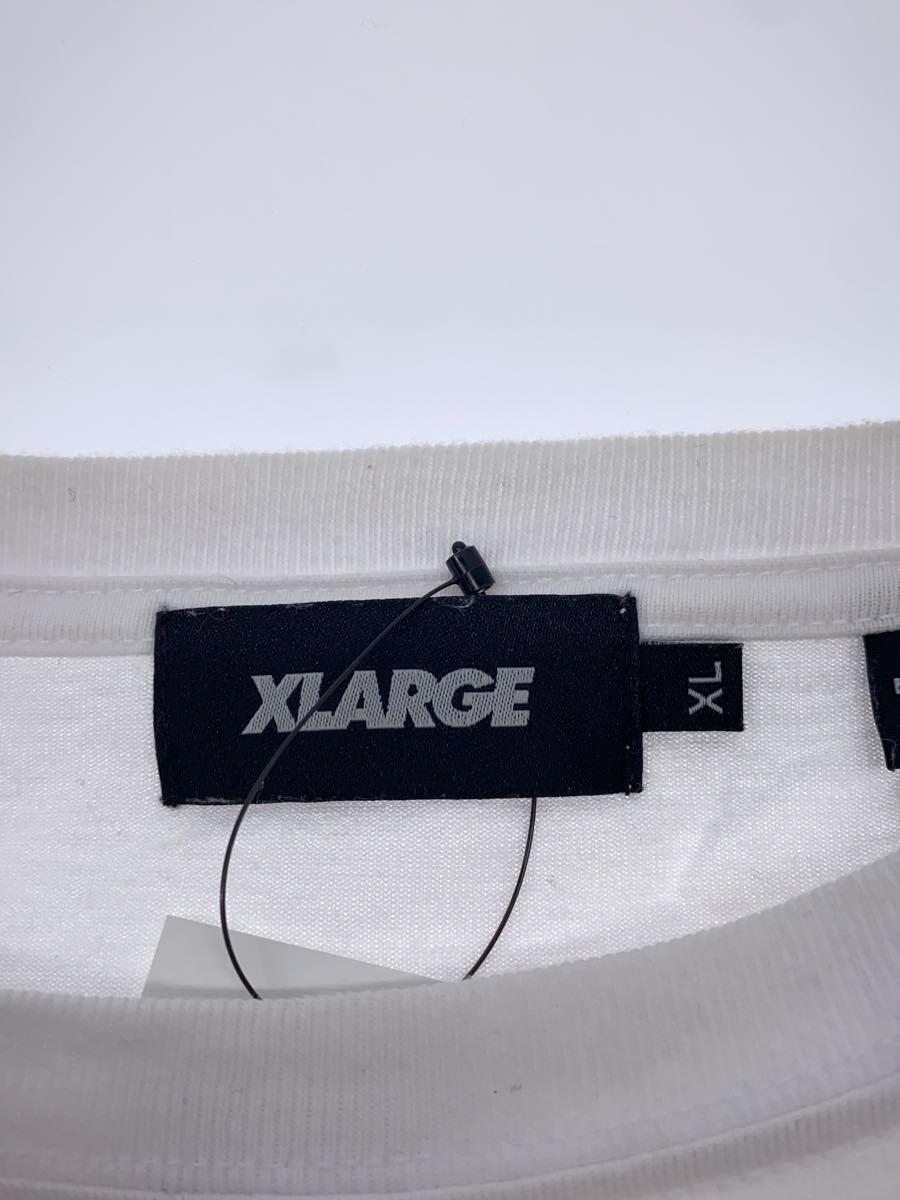 X-LARGE◆Dont Front/Tシャツ/XL/コットン/WHT/無地/101218011006_画像3
