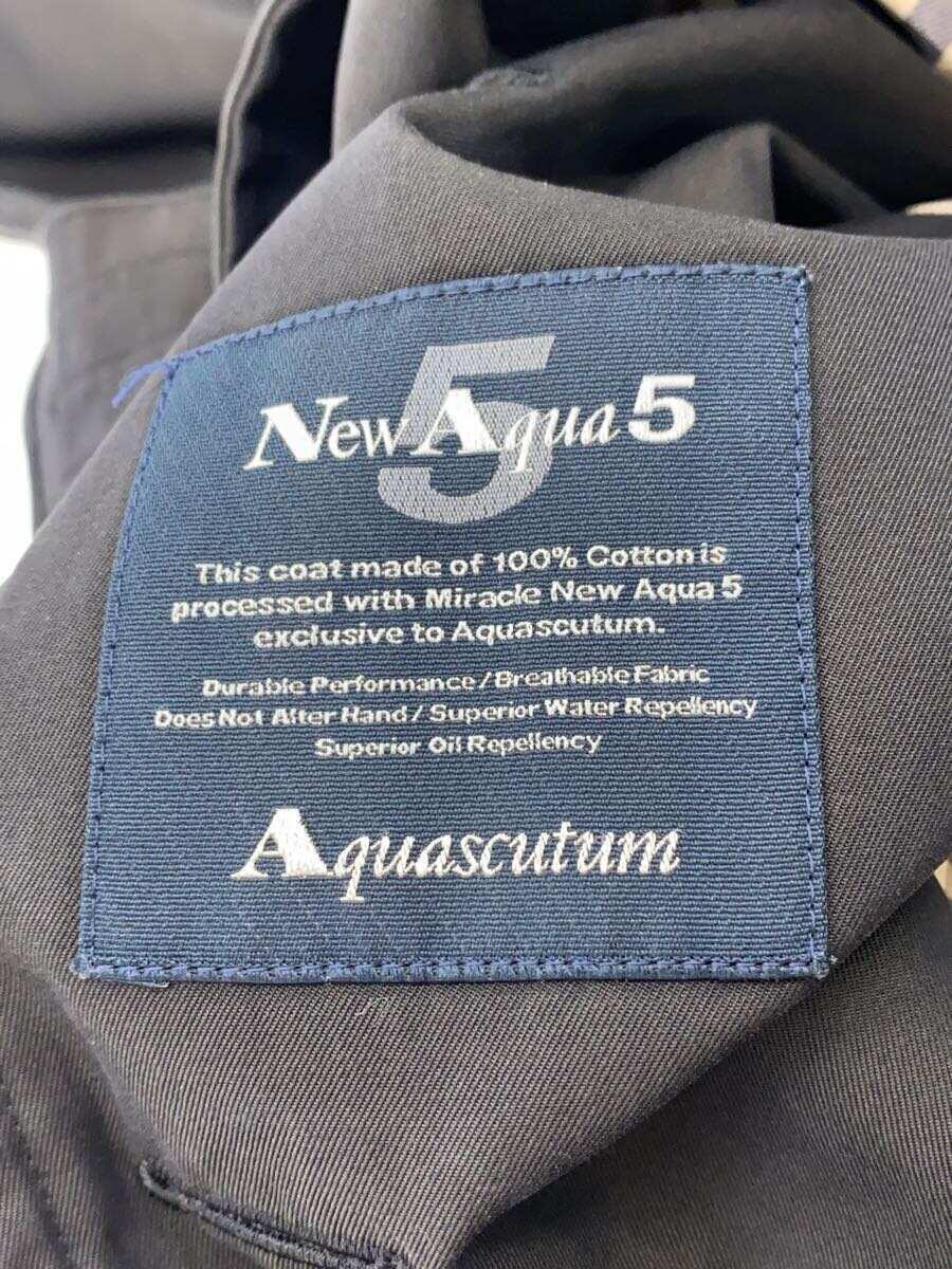 Aquascutum◆トレンチコート/36/コットン/NVY/無地/6252022-99/new aqua5_画像4