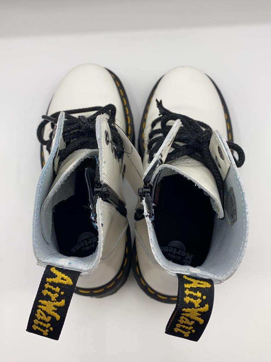 Dr.Martens◆レースアップブーツ/US7/WHT/AW009_画像3