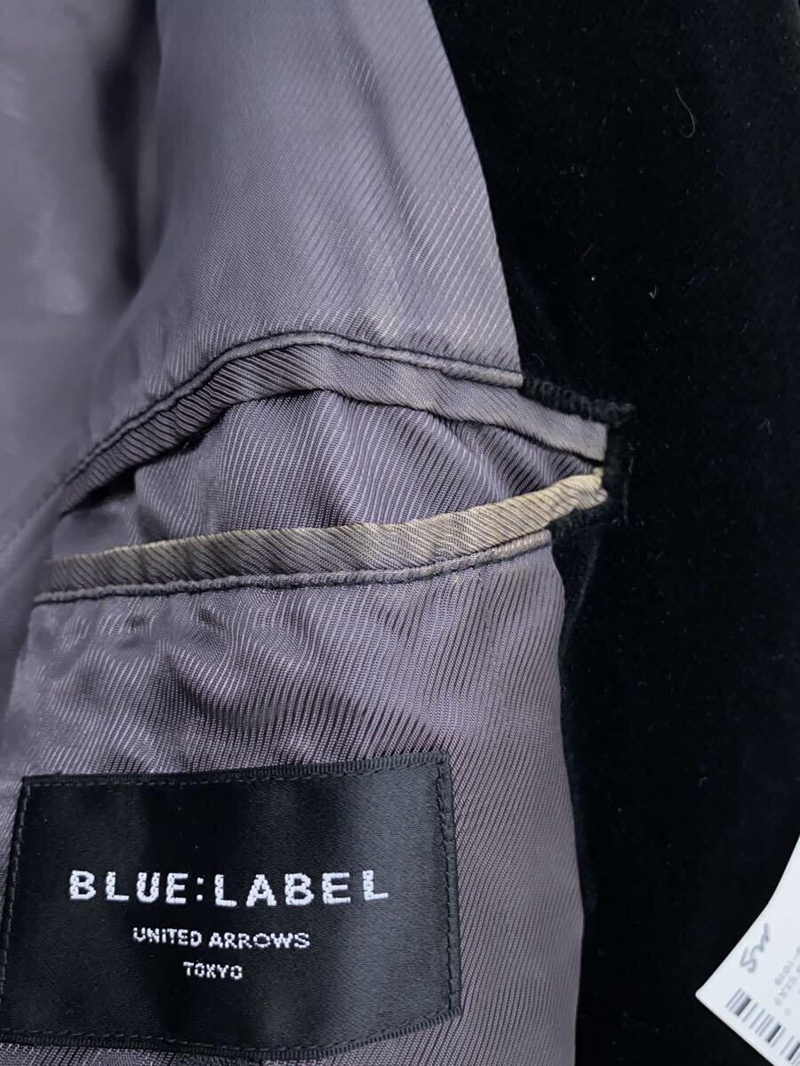 UNITED ARROWS BLUE LABEL◆テーラードジャケット/M/ポリエステル/ブラック/ベロア/1222-139-1019_画像6