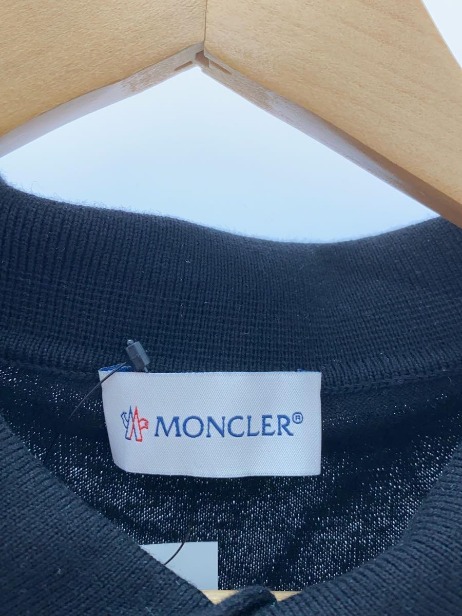 MONCLER◆ポロシャツ/XL/コットン/BLK/I109P9A00003 9390C_画像3