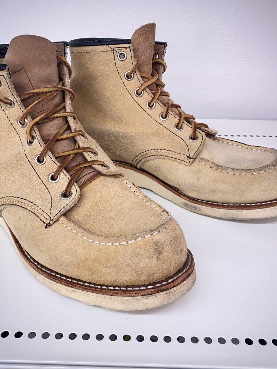 RED WING◆レースアップブーツ・6インチクラシックモックトゥ/27.5cm/IVO/スウェード_画像8