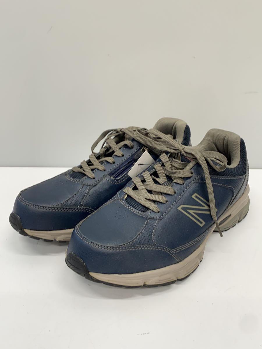 NEW BALANCE◆ニューバランス/MW363/26.5cm/NVY/レザー_画像2